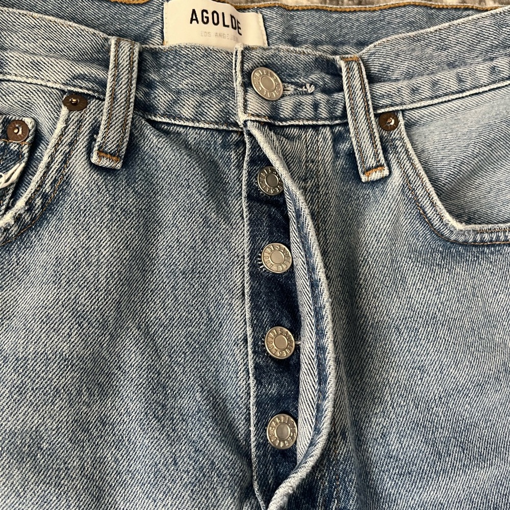 Agolde Riley High Rise Slim Short – Snapshot - Picture 4 of 8